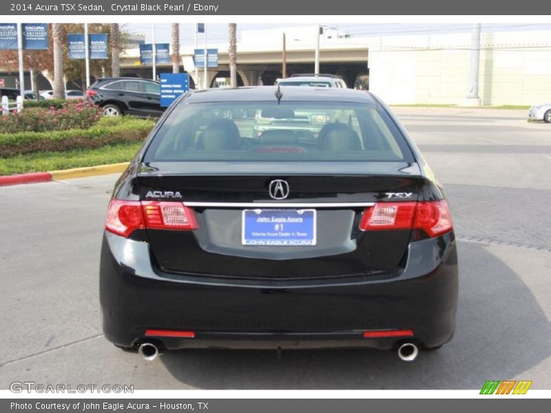 Crystal Black Pearl / Ebony 2014 Acura TSX Sedan