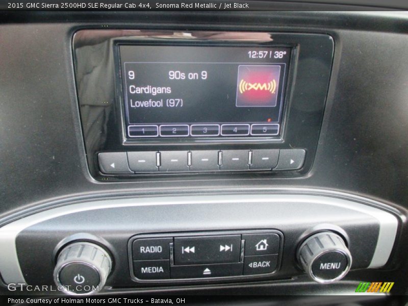 Controls of 2015 Sierra 2500HD SLE Regular Cab 4x4