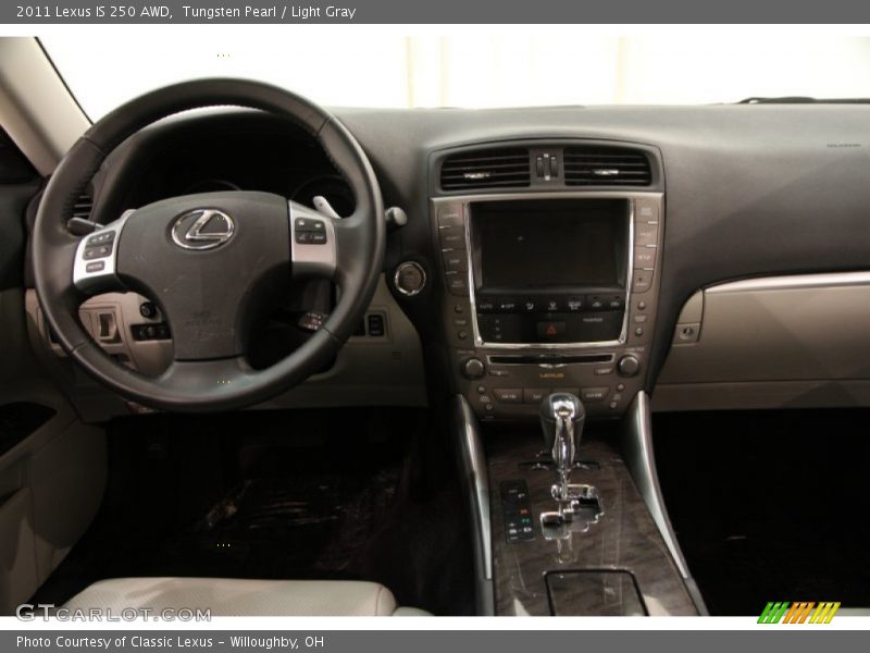 Tungsten Pearl / Light Gray 2011 Lexus IS 250 AWD