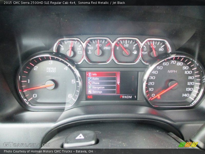  2015 Sierra 2500HD SLE Regular Cab 4x4 SLE Regular Cab 4x4 Gauges