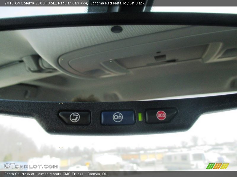 Sonoma Red Metallic / Jet Black 2015 GMC Sierra 2500HD SLE Regular Cab 4x4