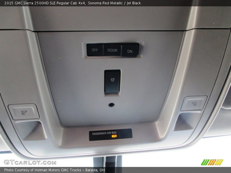 Sonoma Red Metallic / Jet Black 2015 GMC Sierra 2500HD SLE Regular Cab 4x4