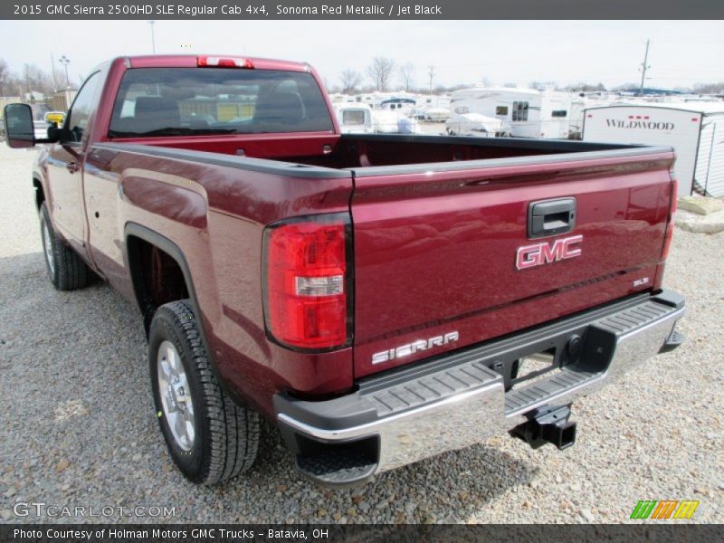 Sonoma Red Metallic / Jet Black 2015 GMC Sierra 2500HD SLE Regular Cab 4x4