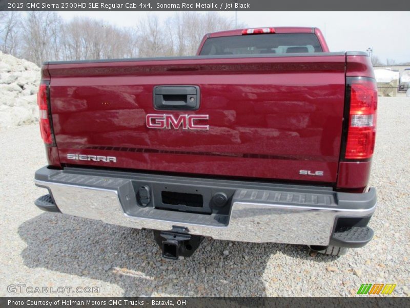 Sonoma Red Metallic / Jet Black 2015 GMC Sierra 2500HD SLE Regular Cab 4x4