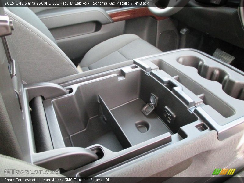 Sonoma Red Metallic / Jet Black 2015 GMC Sierra 2500HD SLE Regular Cab 4x4