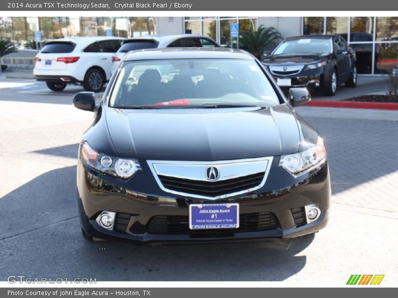 Crystal Black Pearl / Ebony 2014 Acura TSX Technology Sedan