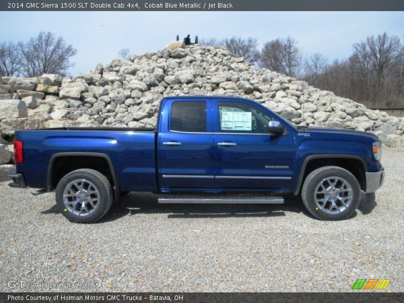  2014 Sierra 1500 SLT Double Cab 4x4 Cobalt Blue Metallic