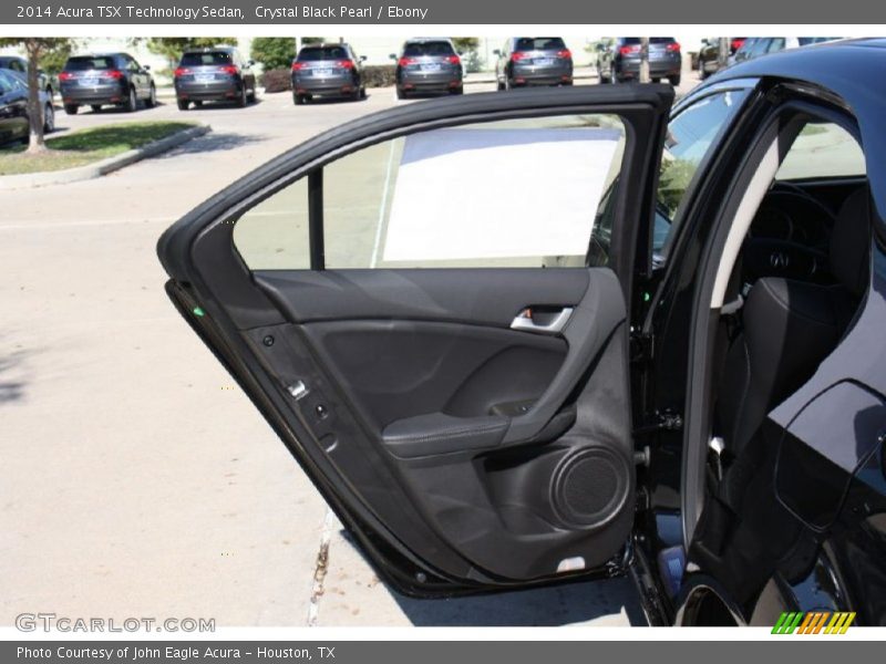 Crystal Black Pearl / Ebony 2014 Acura TSX Technology Sedan