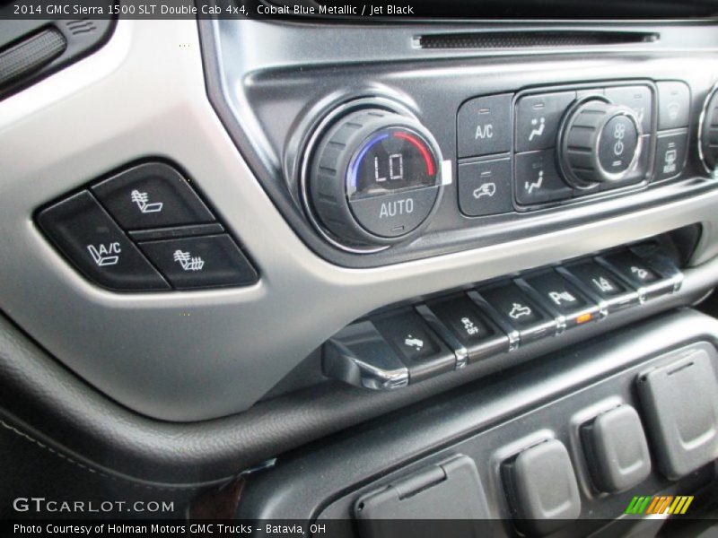 Cobalt Blue Metallic / Jet Black 2014 GMC Sierra 1500 SLT Double Cab 4x4