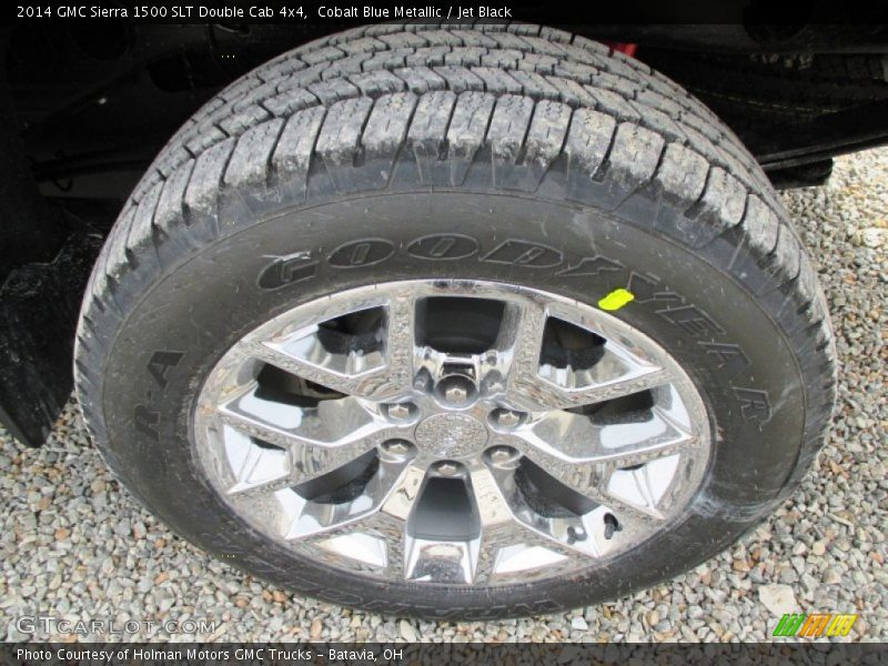 Cobalt Blue Metallic / Jet Black 2014 GMC Sierra 1500 SLT Double Cab 4x4