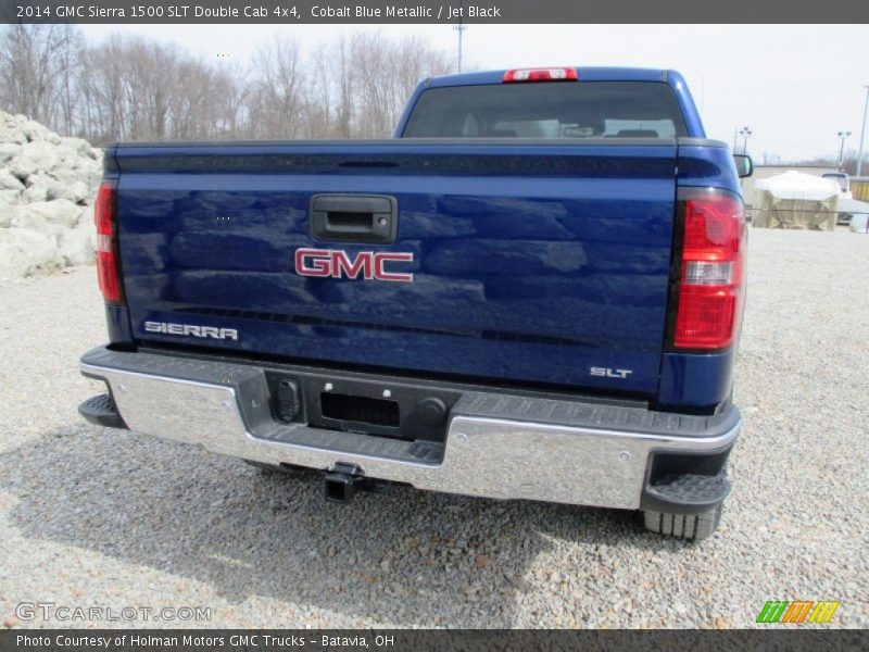 Cobalt Blue Metallic / Jet Black 2014 GMC Sierra 1500 SLT Double Cab 4x4