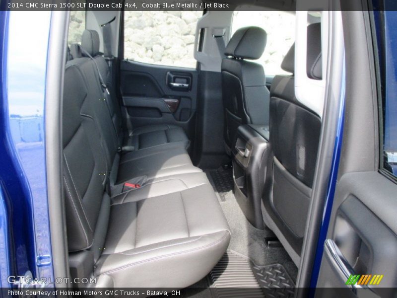Cobalt Blue Metallic / Jet Black 2014 GMC Sierra 1500 SLT Double Cab 4x4