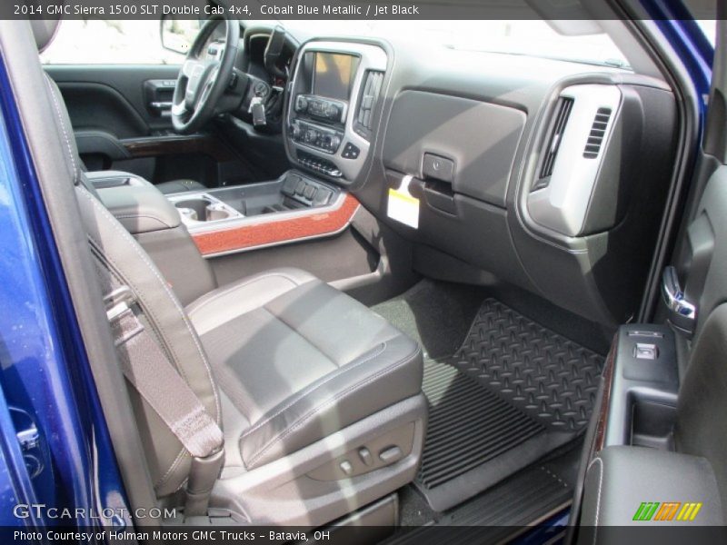 Cobalt Blue Metallic / Jet Black 2014 GMC Sierra 1500 SLT Double Cab 4x4