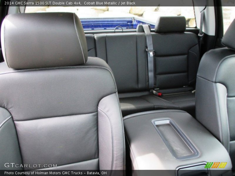 Cobalt Blue Metallic / Jet Black 2014 GMC Sierra 1500 SLT Double Cab 4x4