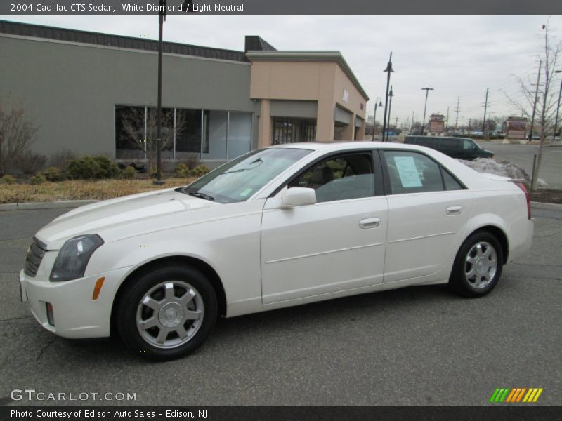 White Diamond / Light Neutral 2004 Cadillac CTS Sedan