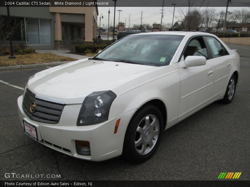 White Diamond / Light Neutral 2004 Cadillac CTS Sedan