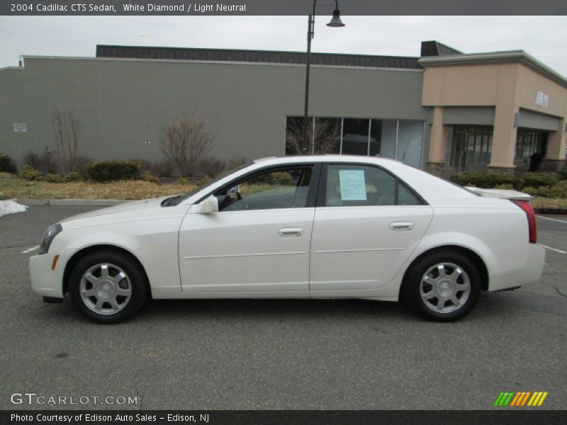 White Diamond / Light Neutral 2004 Cadillac CTS Sedan