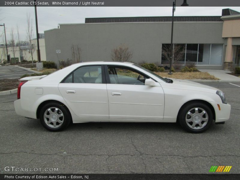 White Diamond / Light Neutral 2004 Cadillac CTS Sedan