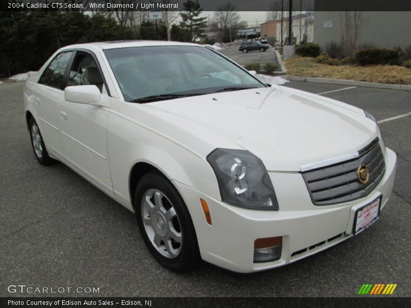 White Diamond / Light Neutral 2004 Cadillac CTS Sedan