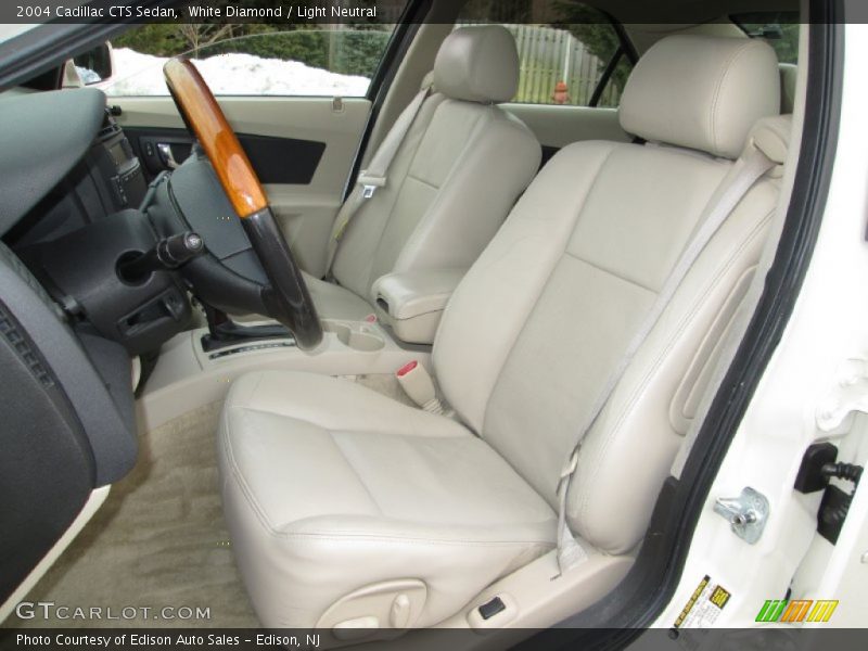 White Diamond / Light Neutral 2004 Cadillac CTS Sedan