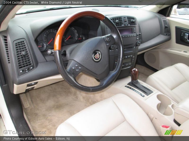 White Diamond / Light Neutral 2004 Cadillac CTS Sedan