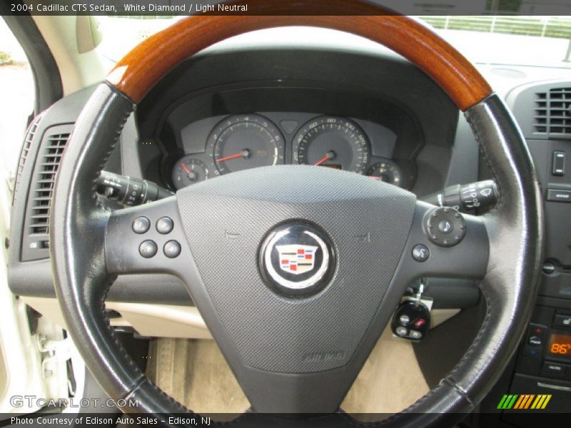 White Diamond / Light Neutral 2004 Cadillac CTS Sedan
