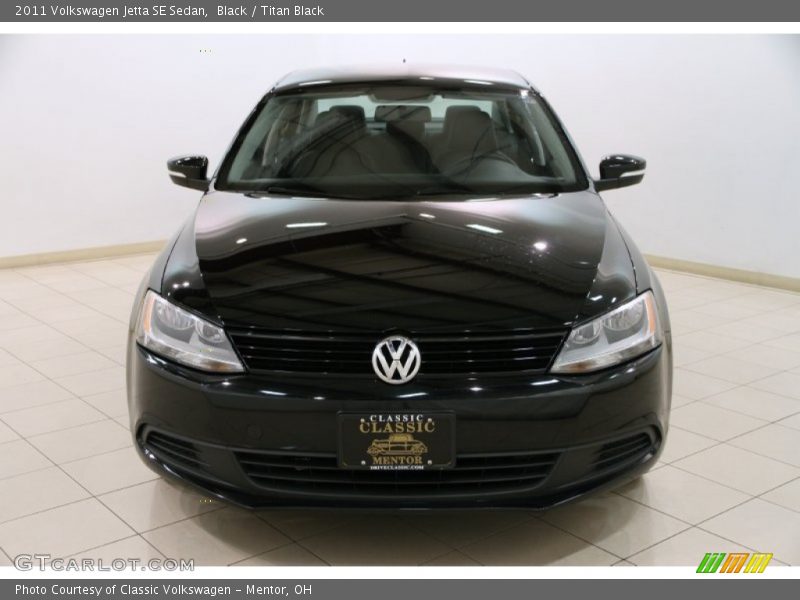 Black / Titan Black 2011 Volkswagen Jetta SE Sedan