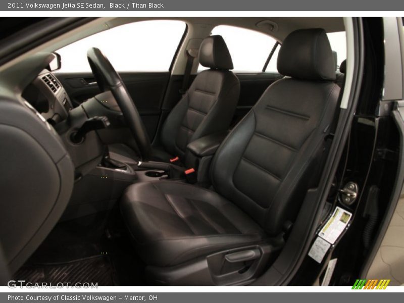 Black / Titan Black 2011 Volkswagen Jetta SE Sedan