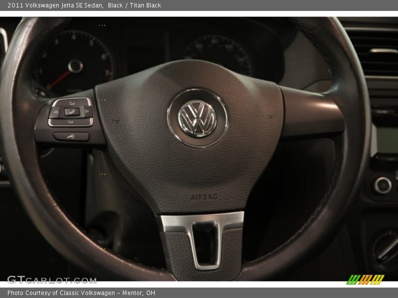 Black / Titan Black 2011 Volkswagen Jetta SE Sedan
