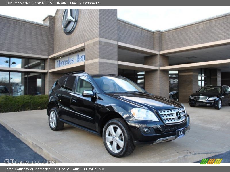 Black / Cashmere 2009 Mercedes-Benz ML 350 4Matic