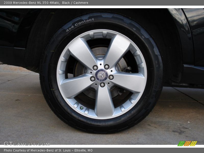 Black / Cashmere 2009 Mercedes-Benz ML 350 4Matic
