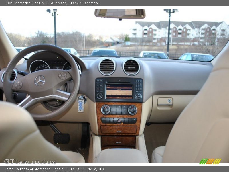 Black / Cashmere 2009 Mercedes-Benz ML 350 4Matic