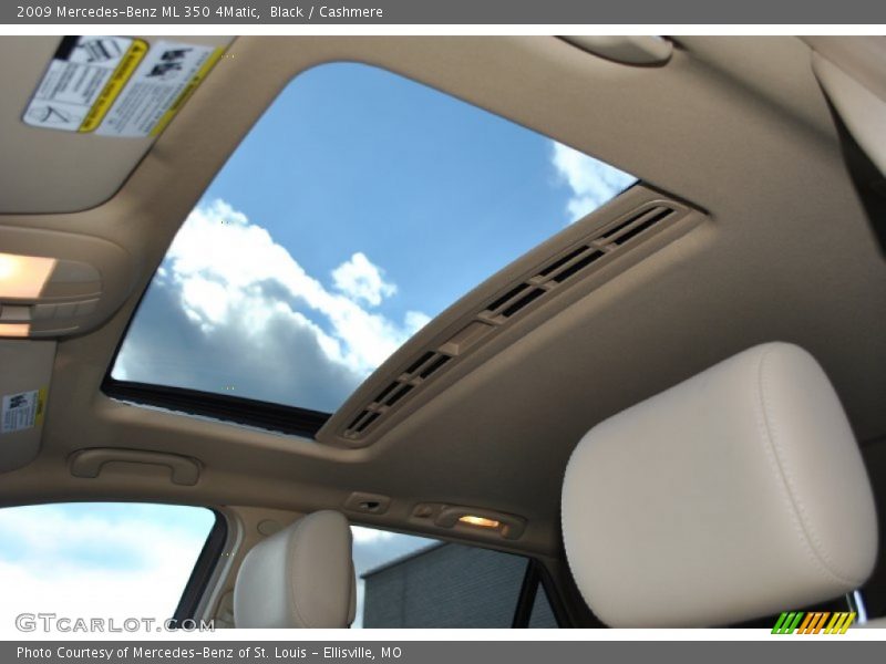 Black / Cashmere 2009 Mercedes-Benz ML 350 4Matic