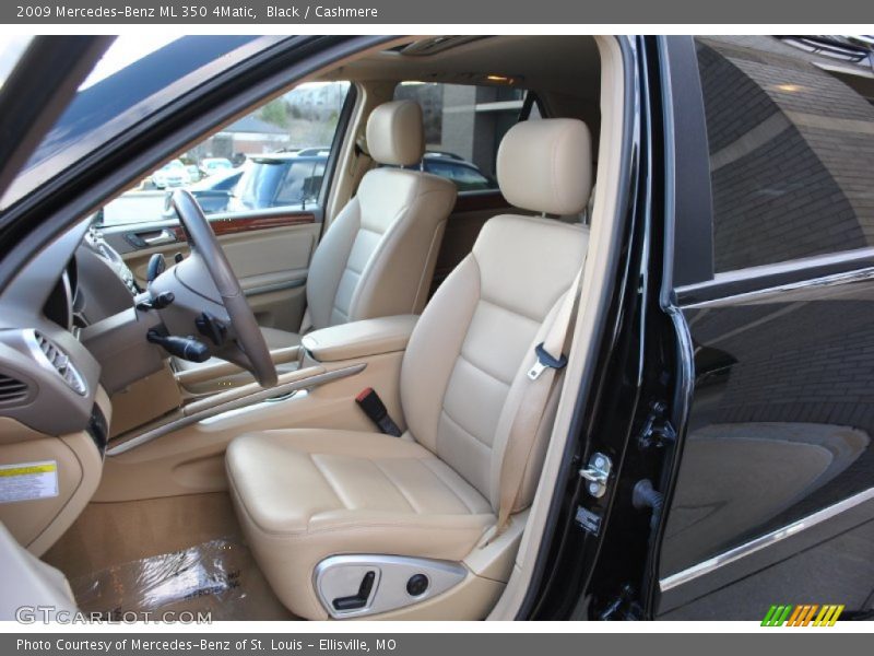 Black / Cashmere 2009 Mercedes-Benz ML 350 4Matic