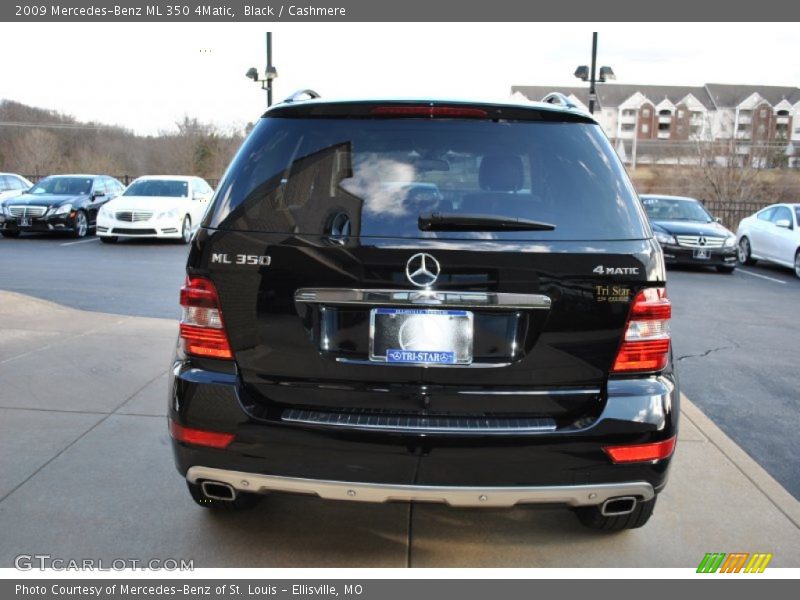 Black / Cashmere 2009 Mercedes-Benz ML 350 4Matic