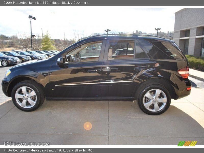 Black / Cashmere 2009 Mercedes-Benz ML 350 4Matic