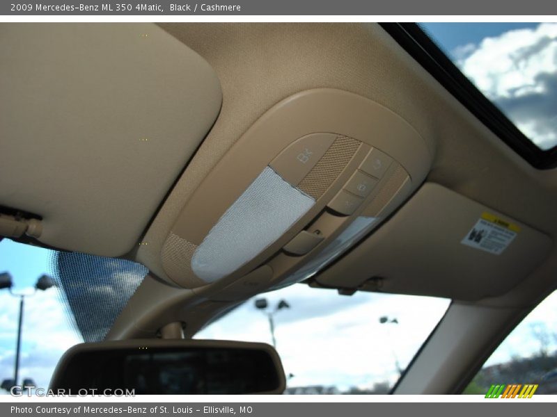 Black / Cashmere 2009 Mercedes-Benz ML 350 4Matic