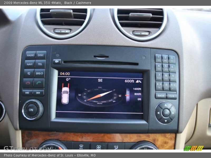 Black / Cashmere 2009 Mercedes-Benz ML 350 4Matic