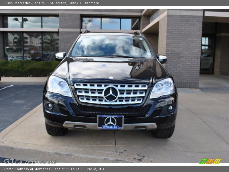 Black / Cashmere 2009 Mercedes-Benz ML 350 4Matic