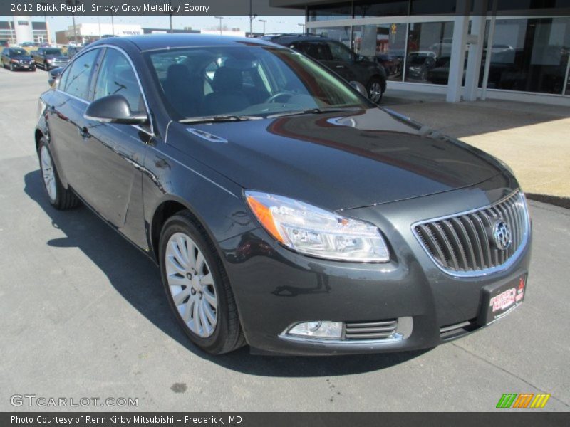 Smoky Gray Metallic / Ebony 2012 Buick Regal