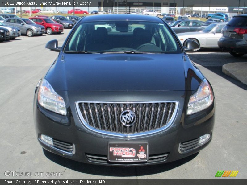 Smoky Gray Metallic / Ebony 2012 Buick Regal