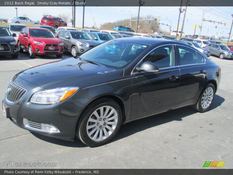 Smoky Gray Metallic / Ebony 2012 Buick Regal