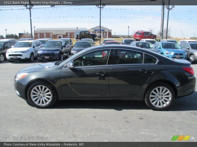 Smoky Gray Metallic / Ebony 2012 Buick Regal