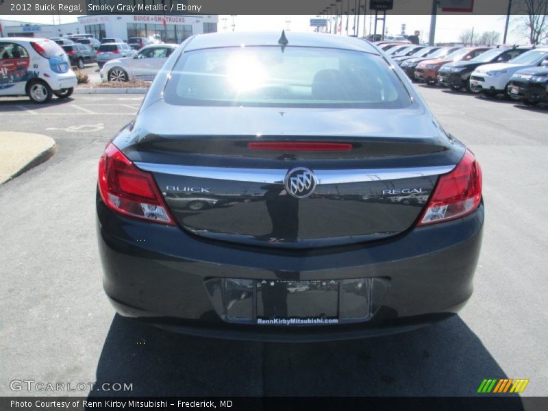 Smoky Gray Metallic / Ebony 2012 Buick Regal