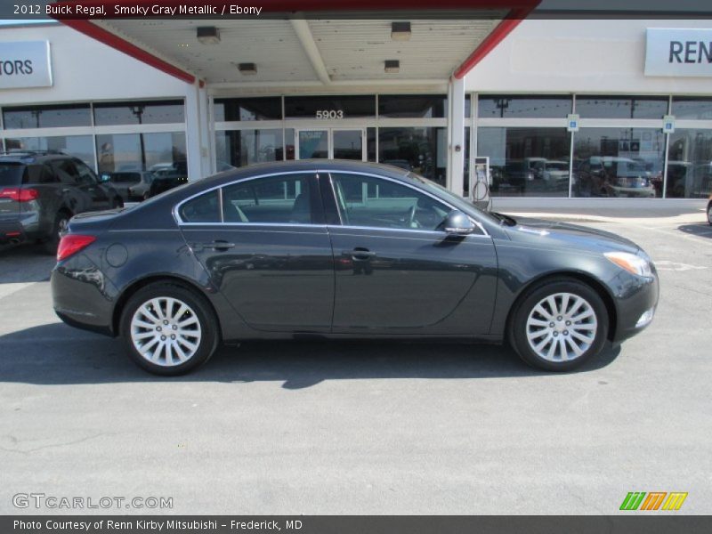 Smoky Gray Metallic / Ebony 2012 Buick Regal
