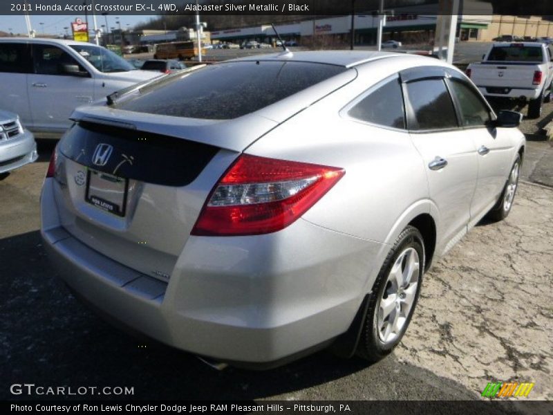 Alabaster Silver Metallic / Black 2011 Honda Accord Crosstour EX-L 4WD