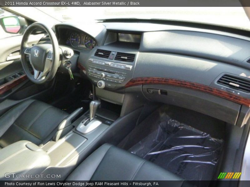 Alabaster Silver Metallic / Black 2011 Honda Accord Crosstour EX-L 4WD