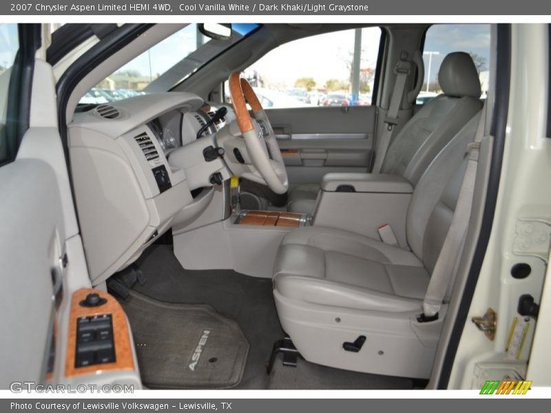  2007 Aspen Limited HEMI 4WD Dark Khaki/Light Graystone Interior