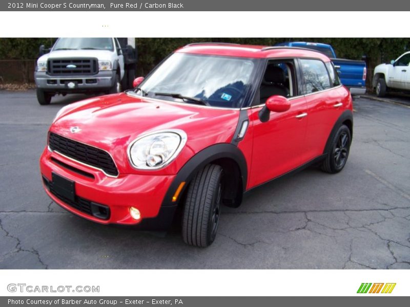 Pure Red / Carbon Black 2012 Mini Cooper S Countryman