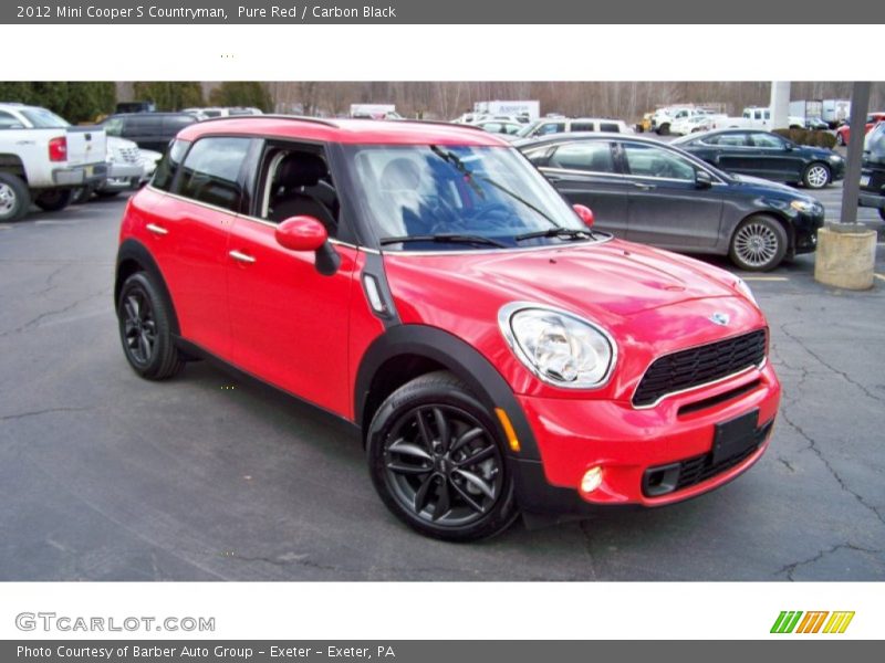 Pure Red / Carbon Black 2012 Mini Cooper S Countryman